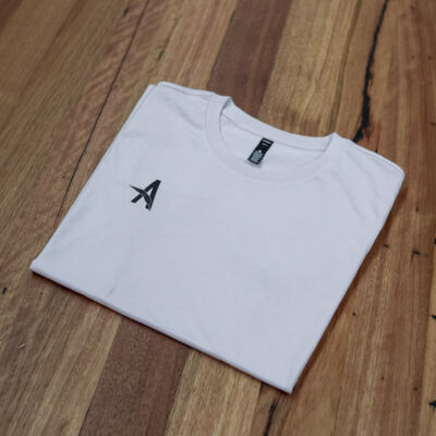 Black logo cap sleeve tee Thumbnail